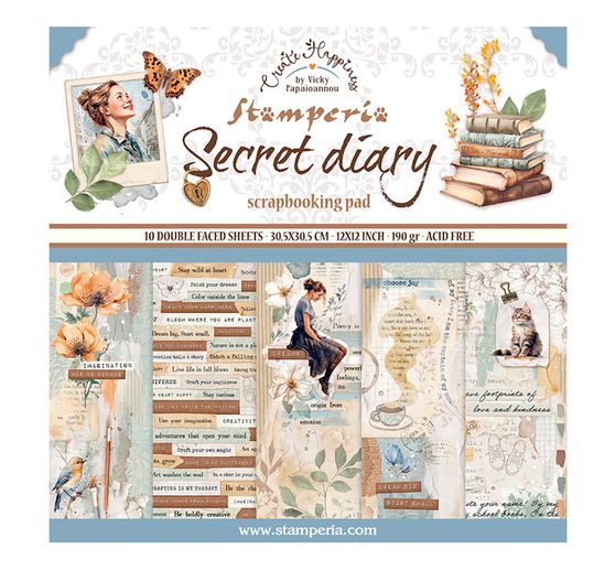 Scrapbook blok "Secret Diary"