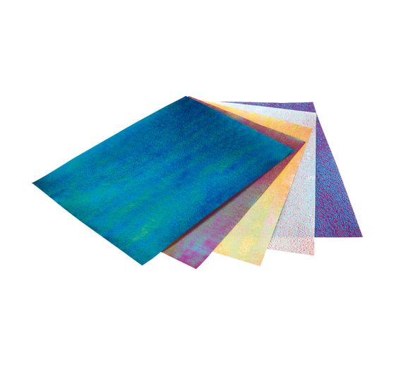 Papier mix iriserend "Crispy Rainbow"