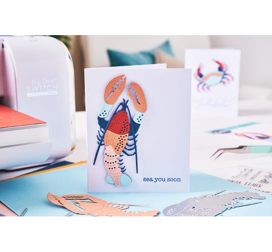 Sizzix Thinlits Ponssjabloon "Ocean Critters"