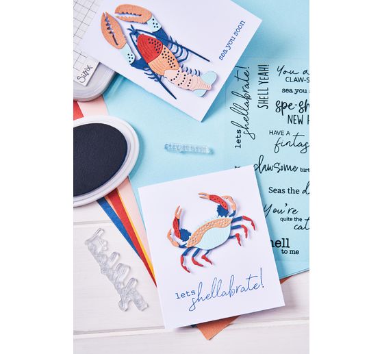 Sizzix Thinlits Ponssjabloon "Ocean Critters"