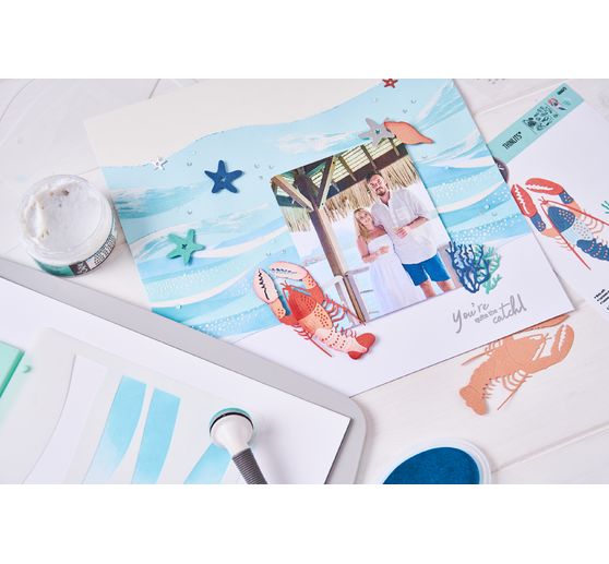 Sizzix Thinlits Ponssjabloon "Ocean Critters"