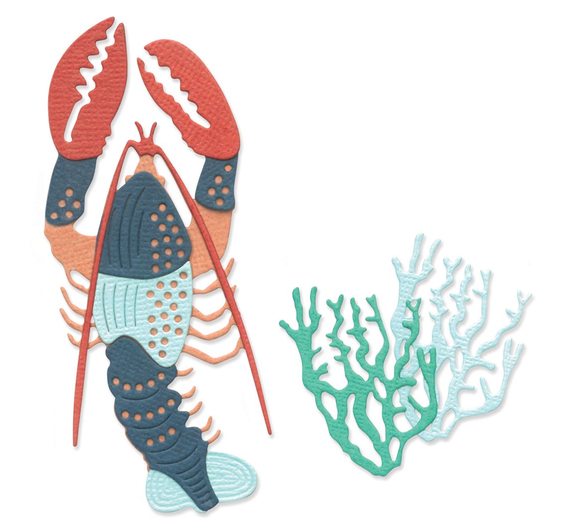 Sizzix Thinlits Ponssjabloon "Ocean Critters"