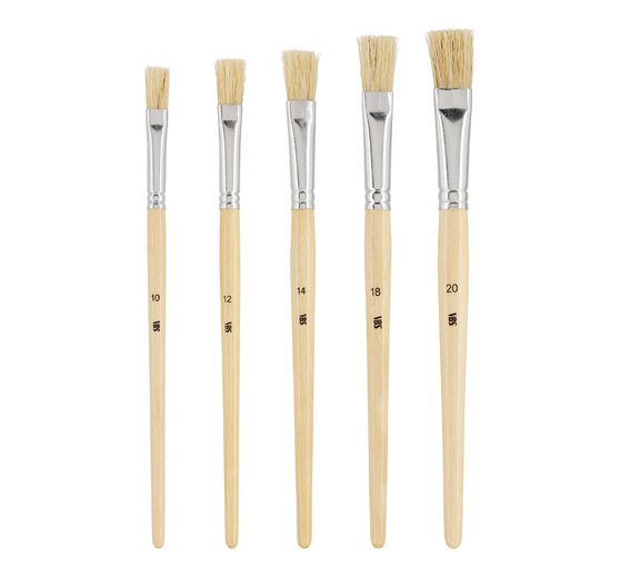 VBS Platte penseel "NATURE", set van 5