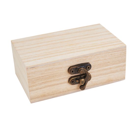 VBS Houten doos, 8 stuks, 10 x 3,8 x 5,9 cm