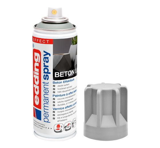edding 5200 "Permanent spray", betoneffect