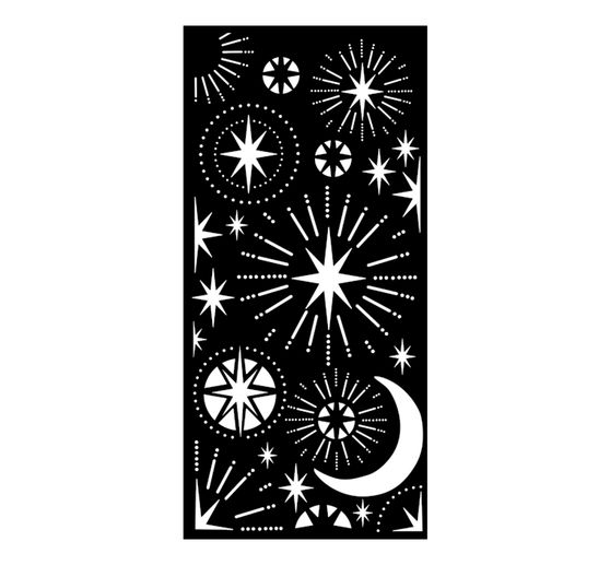Stencil "Stars and Moon"