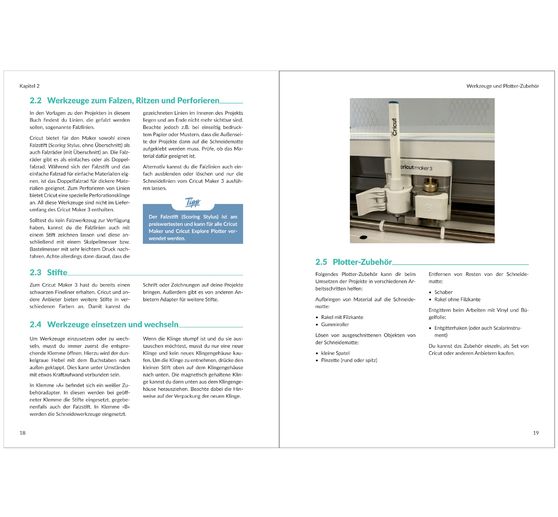 Boek "Plotten mit dem CRICUT MAKER 3"