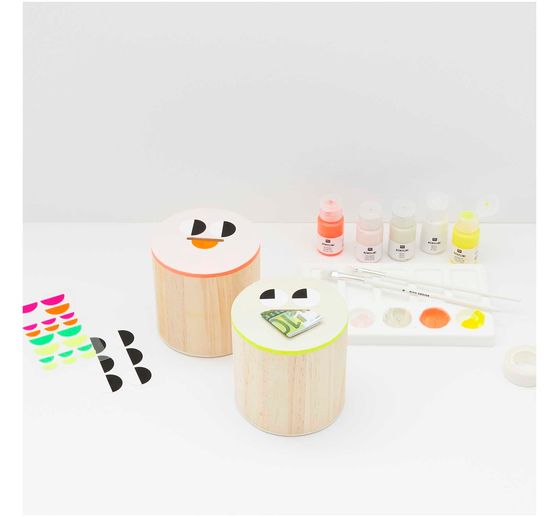Houten spaarpot