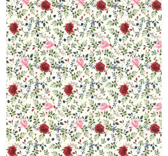 Westfalenstoffe Cotton fabric "Florenz - Roses"