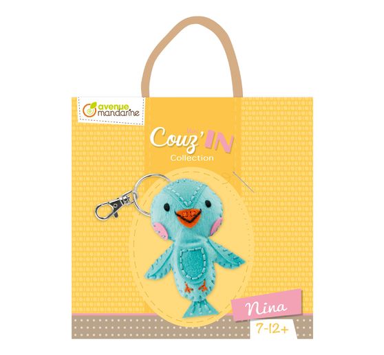 Avenue Mandarine Naaien knutselpakket Mini Couz'In "Vogel Nina"