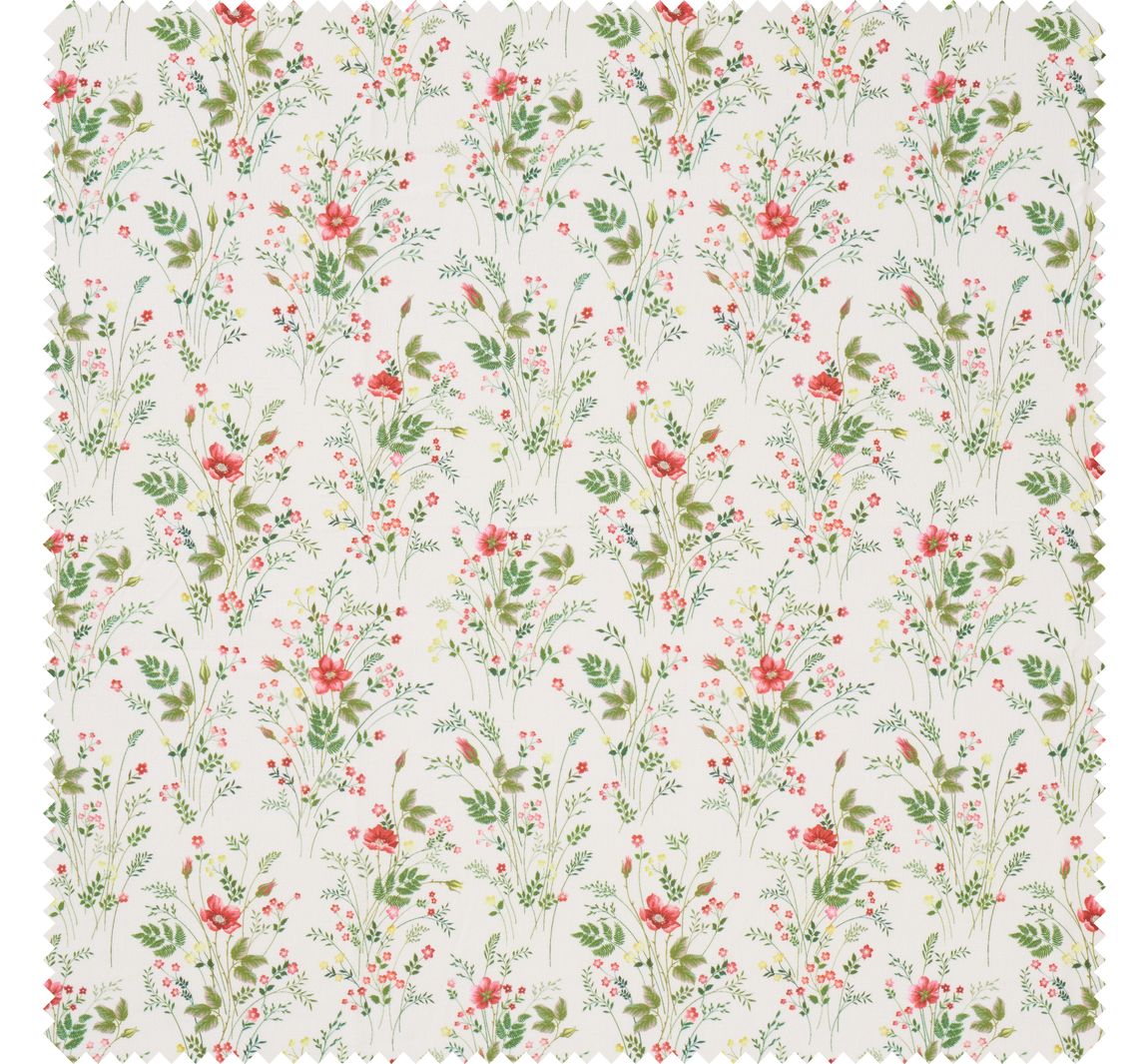 Westfalenstoffe Katoenen stof Florenz "Varen met bloemen"