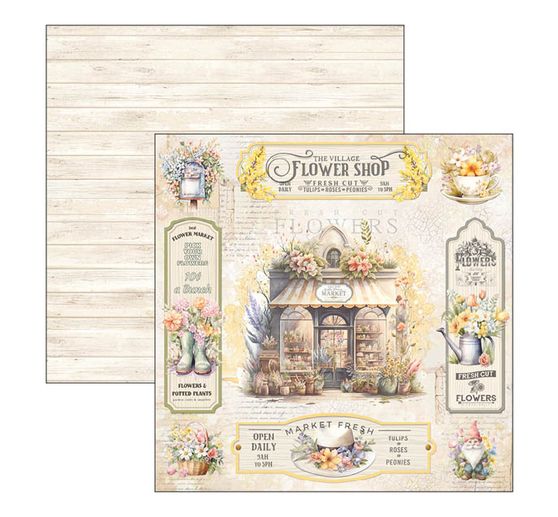 Scrapbook papier "Flower Shop"