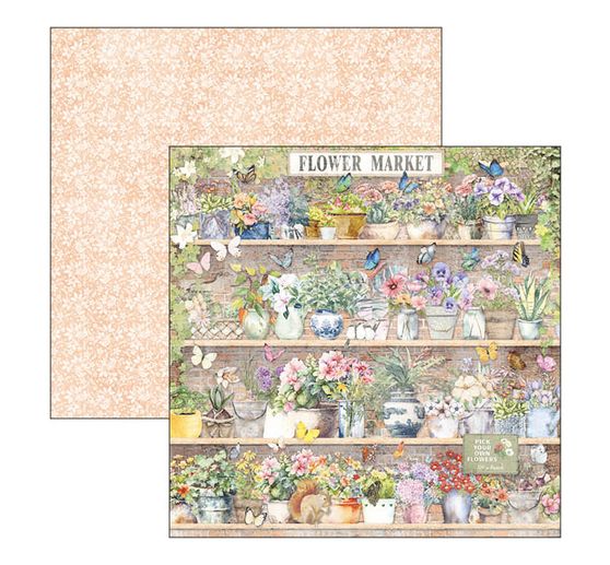 Scrapbook papier "Flower Shop"