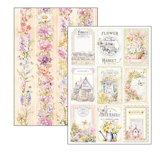 Papier set "Flower Shop"