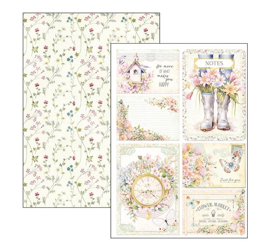 Papier set "Flower Shop"