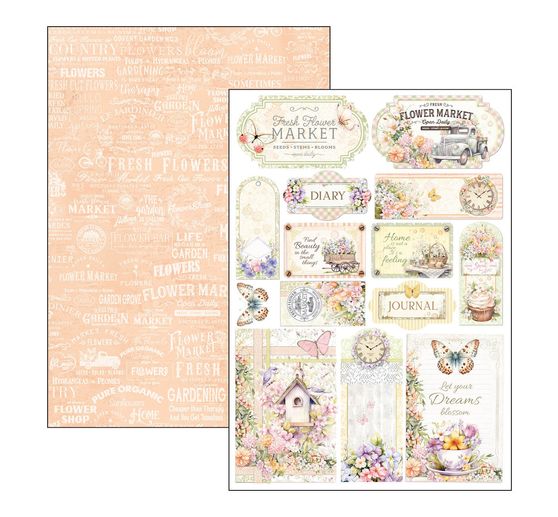 Papier set "Flower Shop"