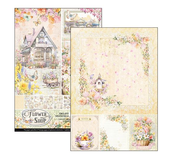 Papier set "Flower Shop"