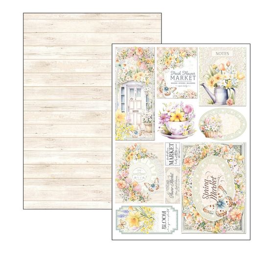 Papier set "Flower Shop"