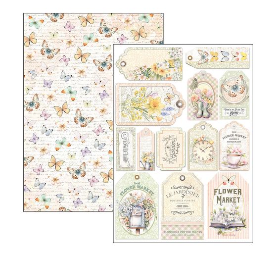 Papier set "Flower Shop"