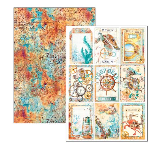 Papier set "Coral Reef"