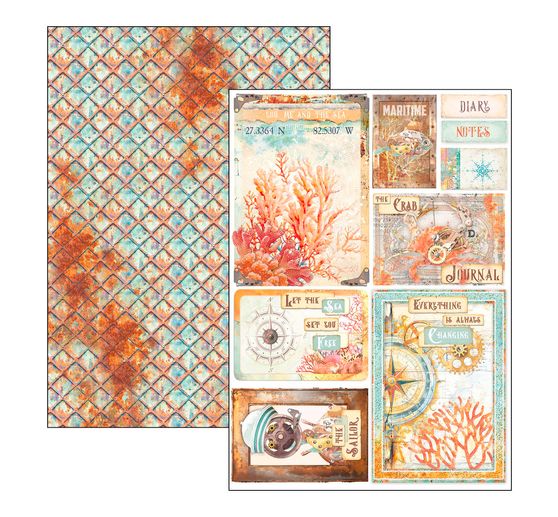 Papier set "Coral Reef"