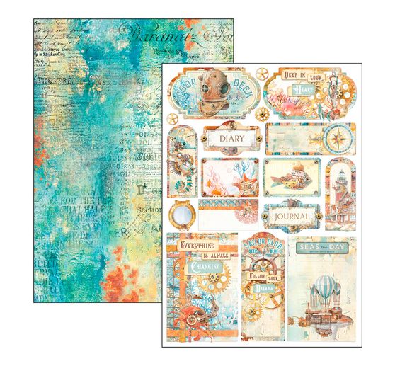 Papier set "Coral Reef"