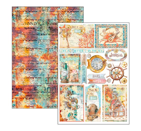Papier set "Coral Reef"