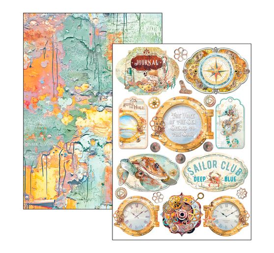 Papier set "Coral Reef"