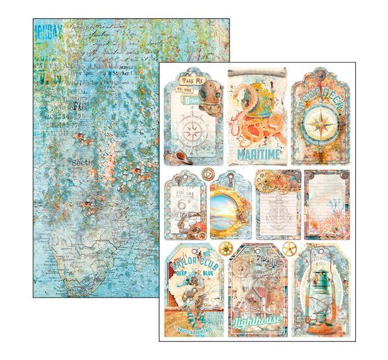 Papier set "Coral Reef"