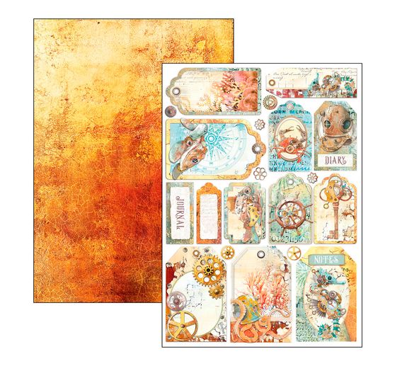 Papier set "Coral Reef"