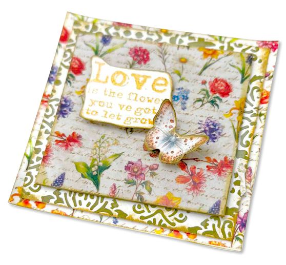 Siliconen stempel "Flower Shop"