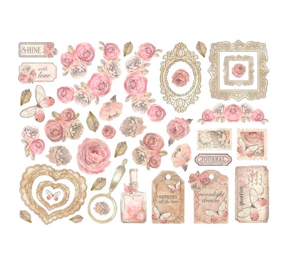Stansmotieven "Shabby Rose"
