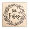 BUTTERER Stamp "Frohe Festtage"