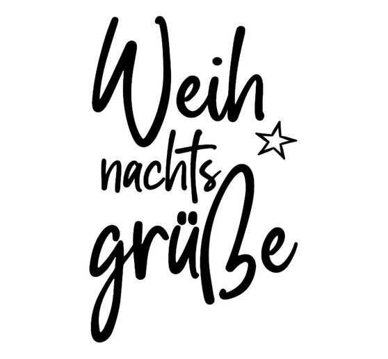 BUTTERER Stempel "Weihnachtsgrüße"