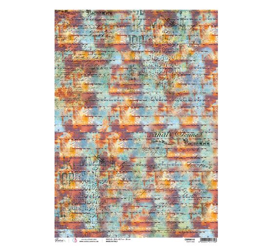 Motief strozijde "Coral Reef - Rusty"