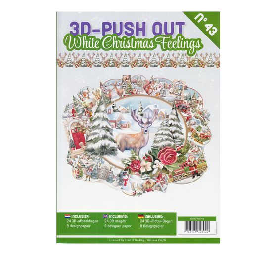 3D Stansveldboek "White Christmas Feelings"