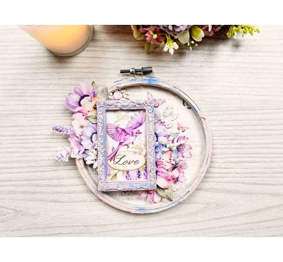 Scrapbook block "Lavender"