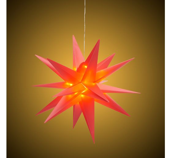 LED 3D ster "Wega", Rood