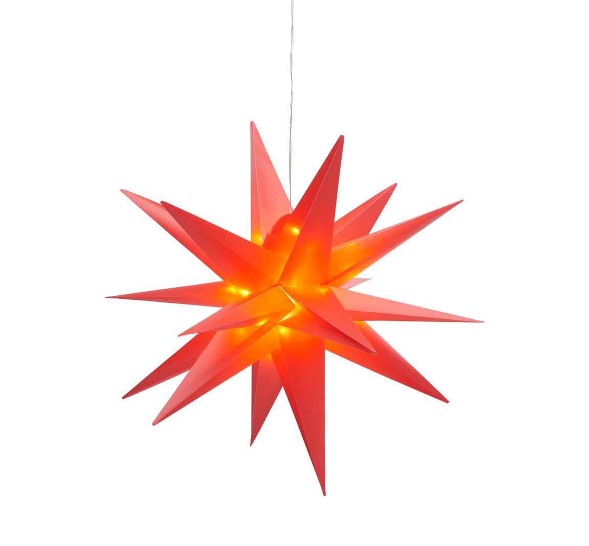 LED 3D ster "Wega", Rood