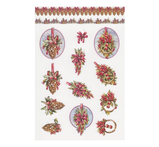 3D Stansveldboek "Christmas Baubles"