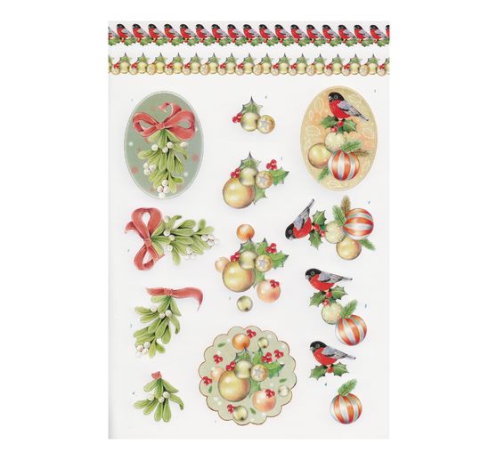 3D Stansveldboek "Christmas Baubles"