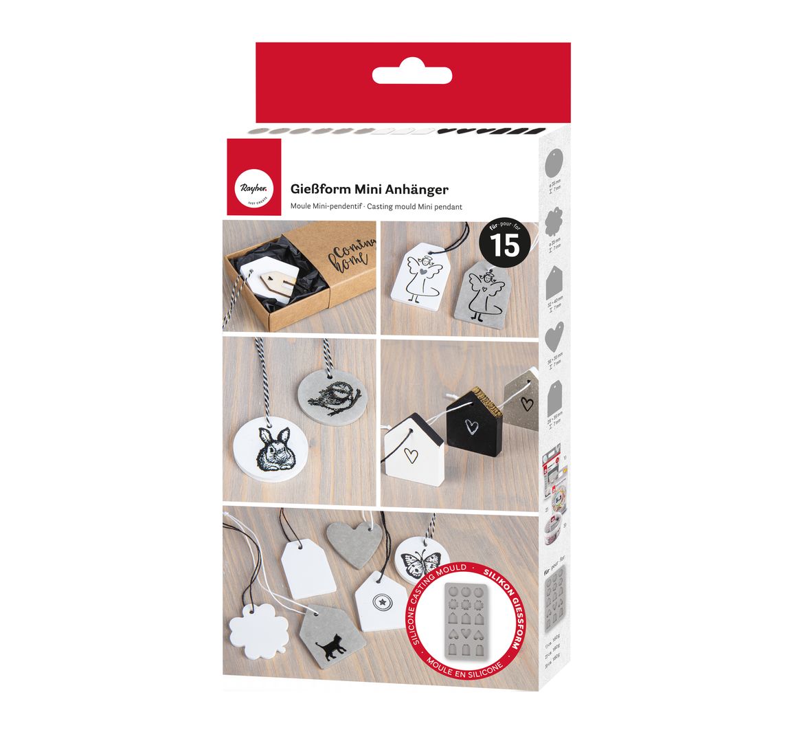 Siliconen gietvorm "Mini hanger"