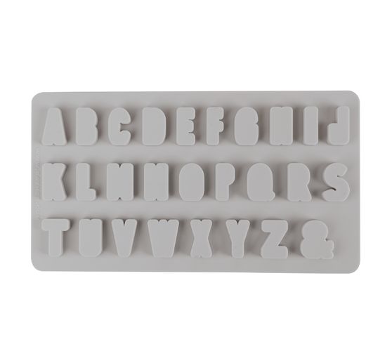 Siliconen gietvorm "Mini ABC"