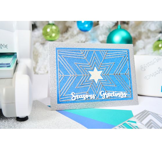 Sizzix Thinlits Ponssjabloon "Cosmopolitan Christmas - Star Bright by Stacey Park"