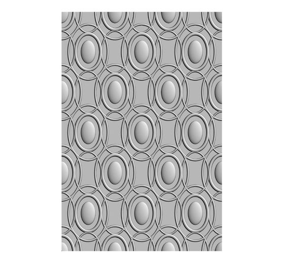 Sizzix 3D Embossing sjabloon "Cosmopolitan - Golden Rings by Stacey Park"
