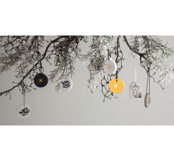 Siliconen gietform "Mini deco form X-Mas"