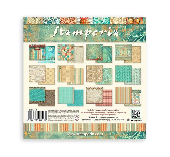Scrapbook blok "The Nutcracker Backgrounds"