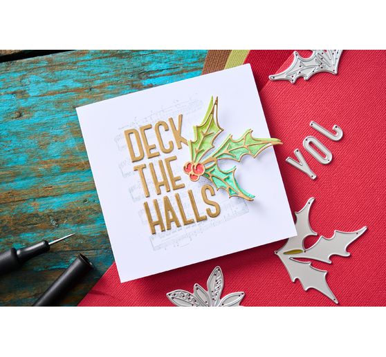 Sizzix Thinlits Punching template "Vault Seasonal Sketch by Tim Holtz"