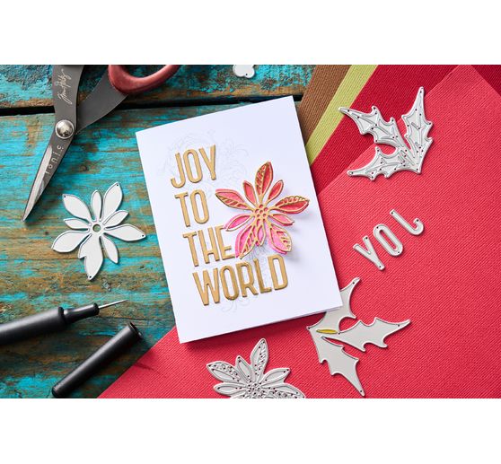 Sizzix Thinlits Punching template "Vault Seasonal Sketch by Tim Holtz"