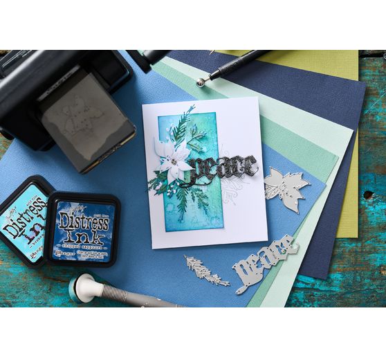 Sizzix Thinlits Ponssjabloon "Vault Festive Wreath by Tim Holtz"